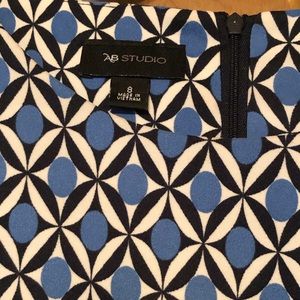 Size 8 Sheath cut Multicolor dress